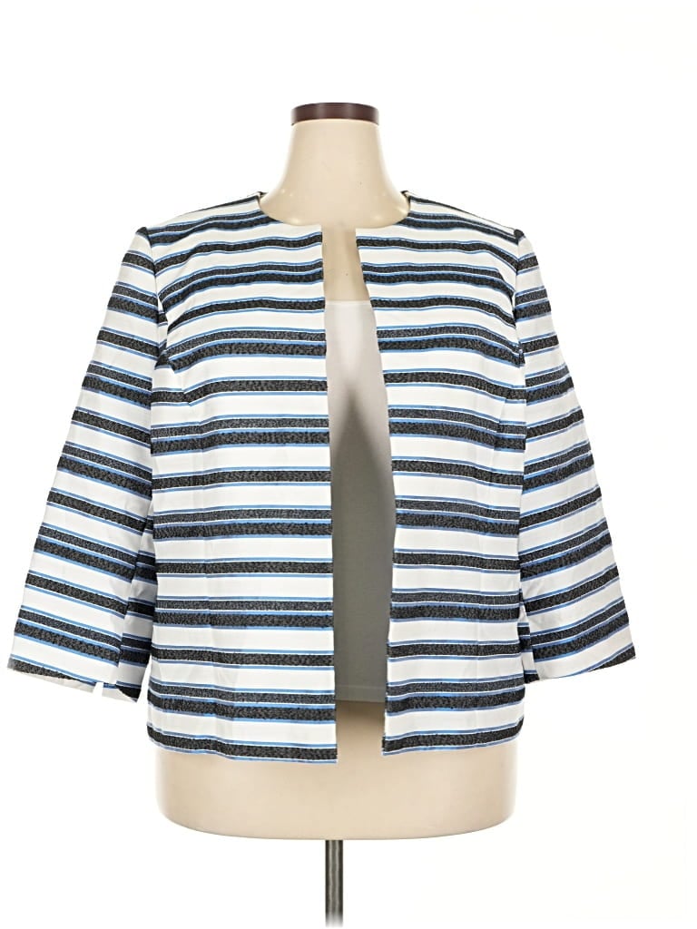 Pre-owned Kasper Blazer Jacket In Blue