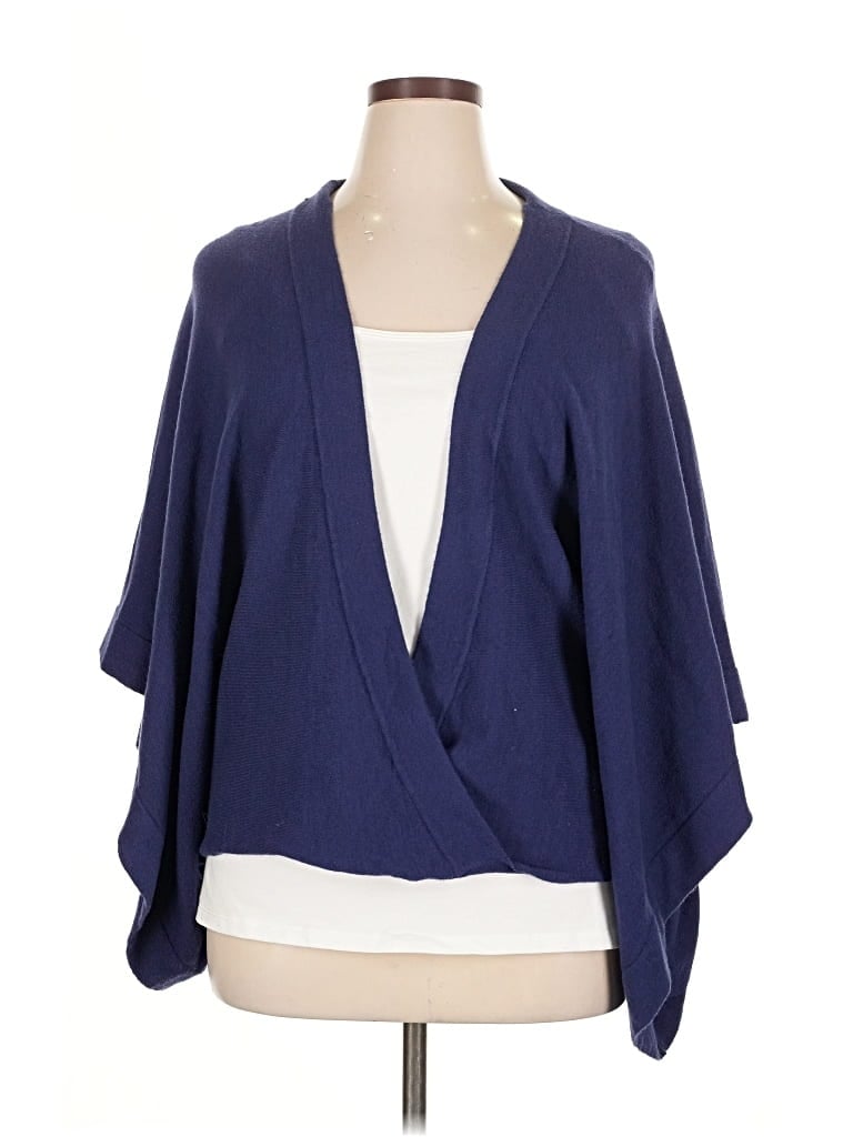 Pre-owned Lane Bryant Cardigan Sweater In Blue