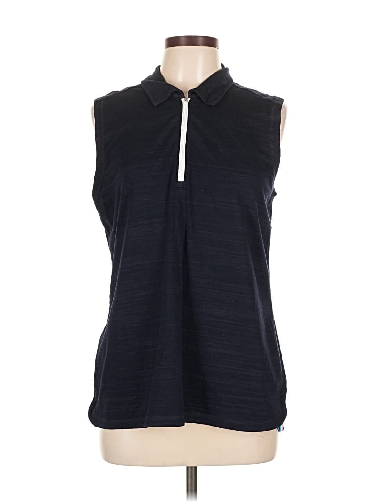 Pre-owned T By Talbots Sleeveless T-shirt In Black