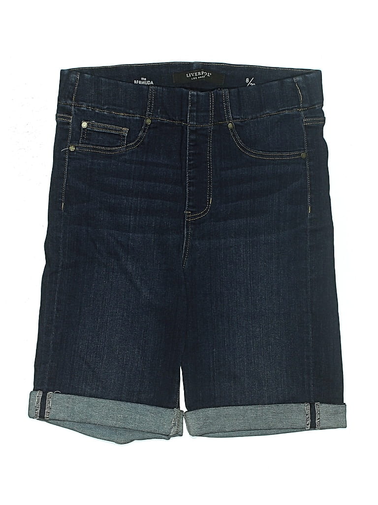 Pre-owned Liverpool Los Angeles Denim Shorts In Blue