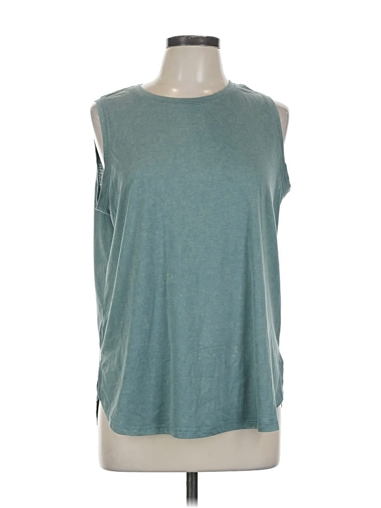Pre-owned Danskin Sleeveless T-shirt In Blue