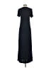 DKNY 100% Rayon Solid Black Casual Dress Size S - photo 2