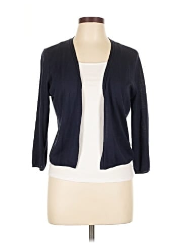 Rene Lezard Silk Cardigan (view 1)