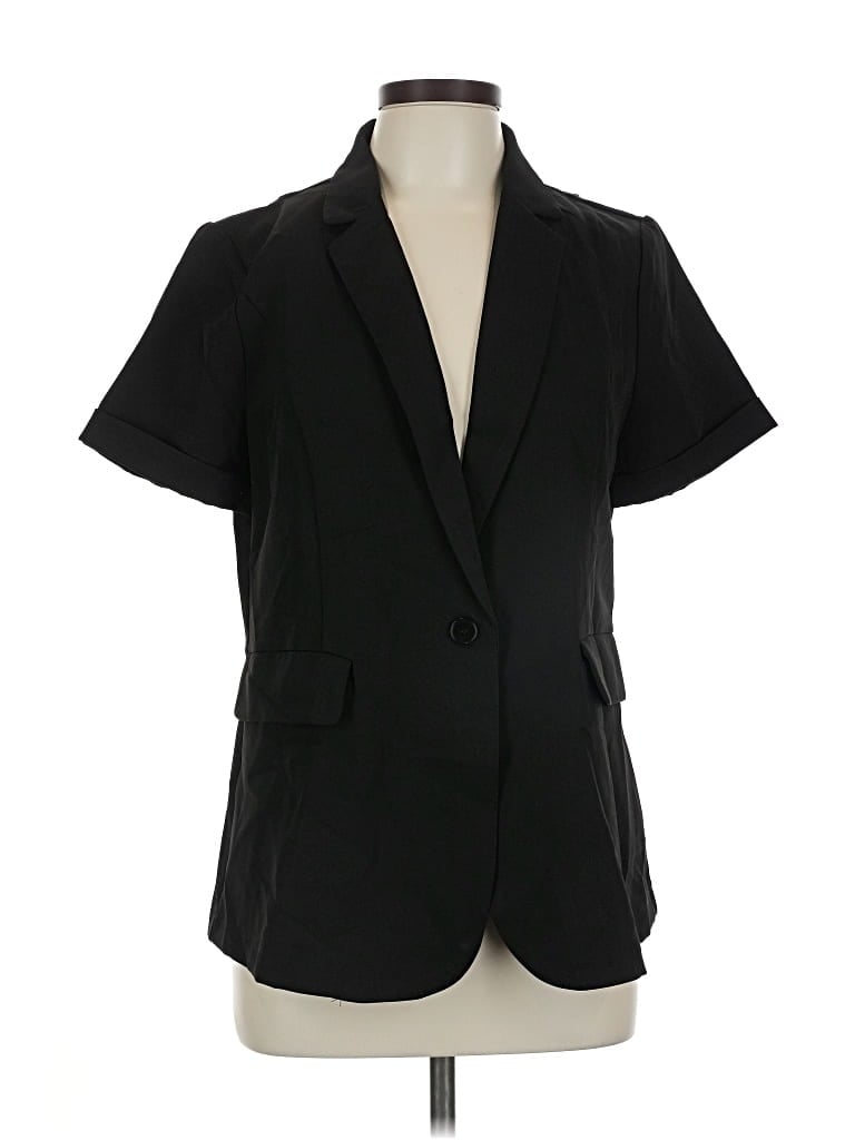 Allegra K Blazer Jacket In Black