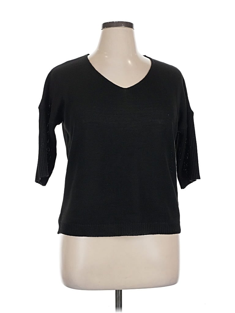 Pre-owned Unbranded Cardigan Sweater In Black