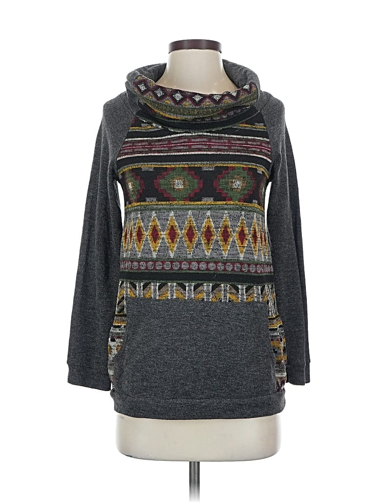 Pre-owned 12pm By Mon Ami Pullover Sweater In Gray