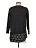 Ann Taylor LOFT Solid Paisley Black 3/4 Sleeve Top Size XS - photo 2