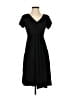 Max Studio Solid Black Casual Dress Size S - photo 1