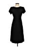 Max Studio Solid Black Casual Dress Size S - photo 2