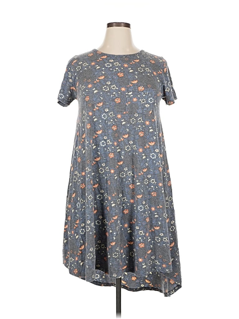 Pre-owned Lularoe Casual Dress In Gray