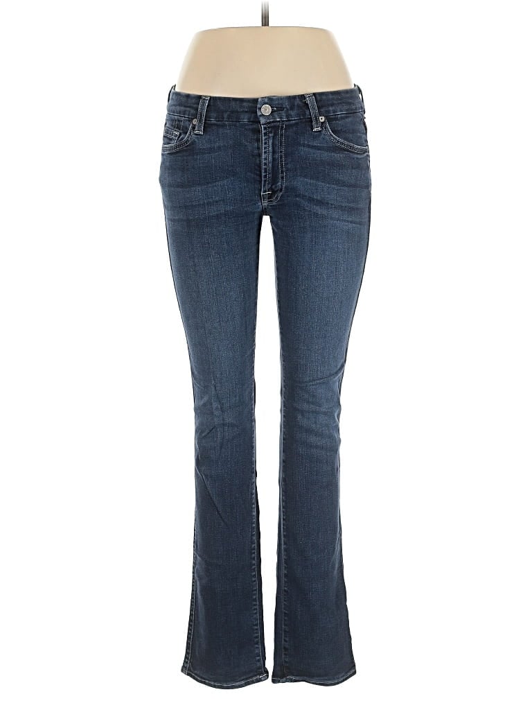 Pre-owned 7 For All Mankind Jeans In Blue