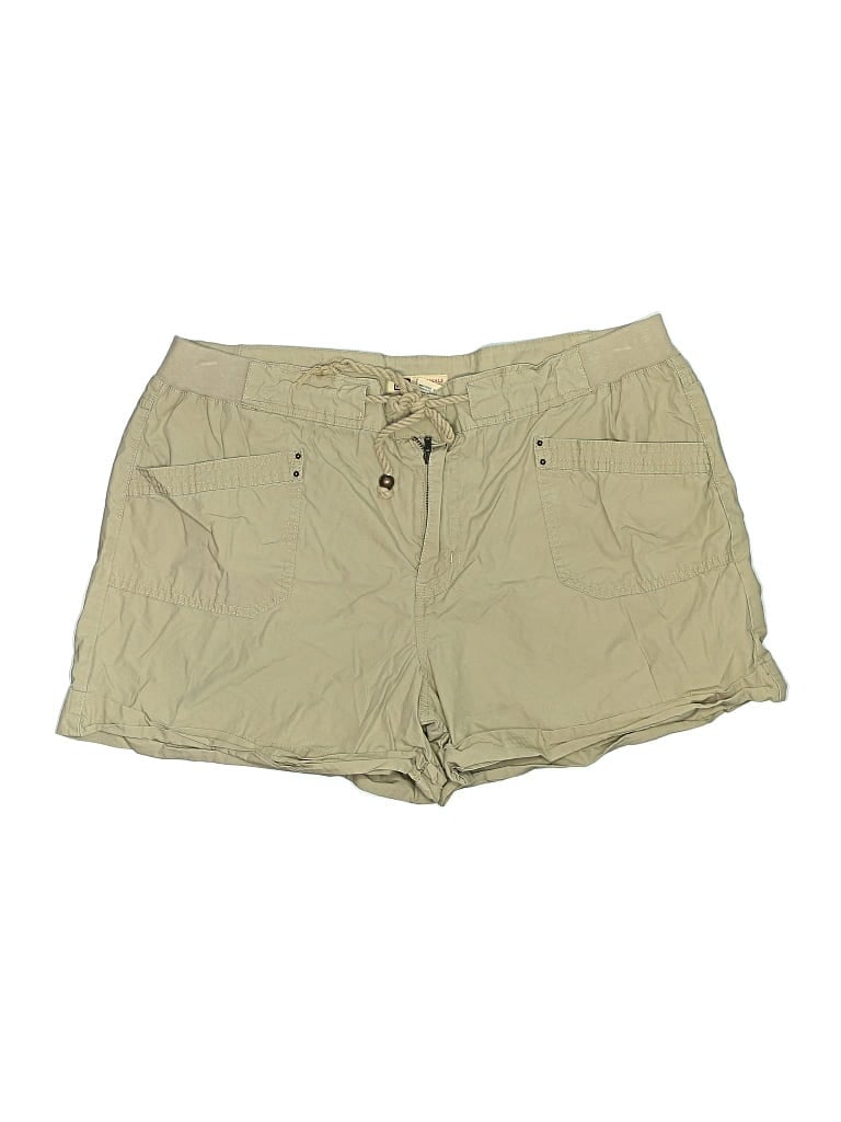 Pre-owned Faded Glory Khaki Shorts In Brown