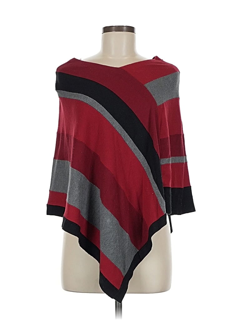 Pre-owned Worthington Poncho In Red