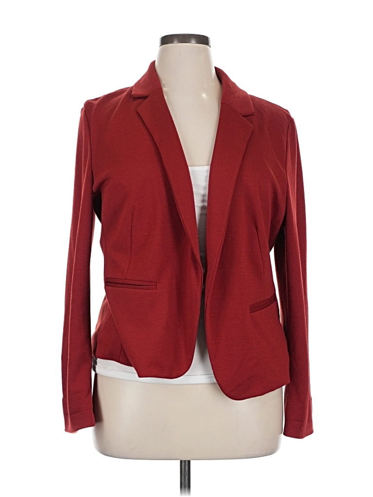 Pre-owned Notations Blazer Jacket In Red