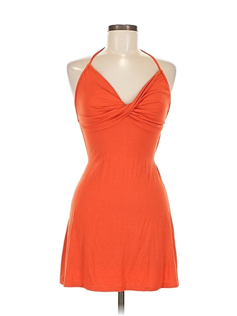 Pre-owned Salty Cocktail Dress In Orange