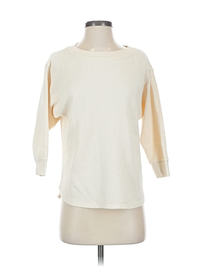 Pre-owned Uniqlo Pullover Sweater In White