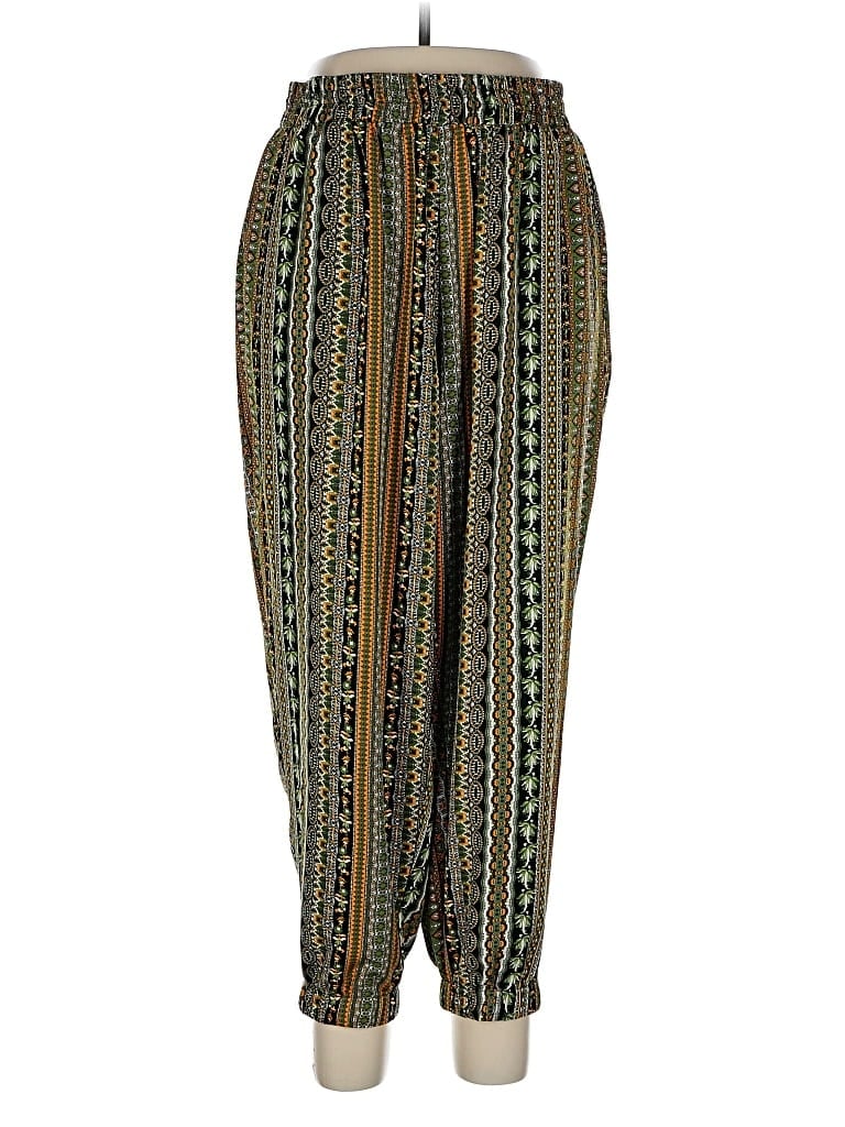 Pre-owned Bloomchic Casual Pants In Green