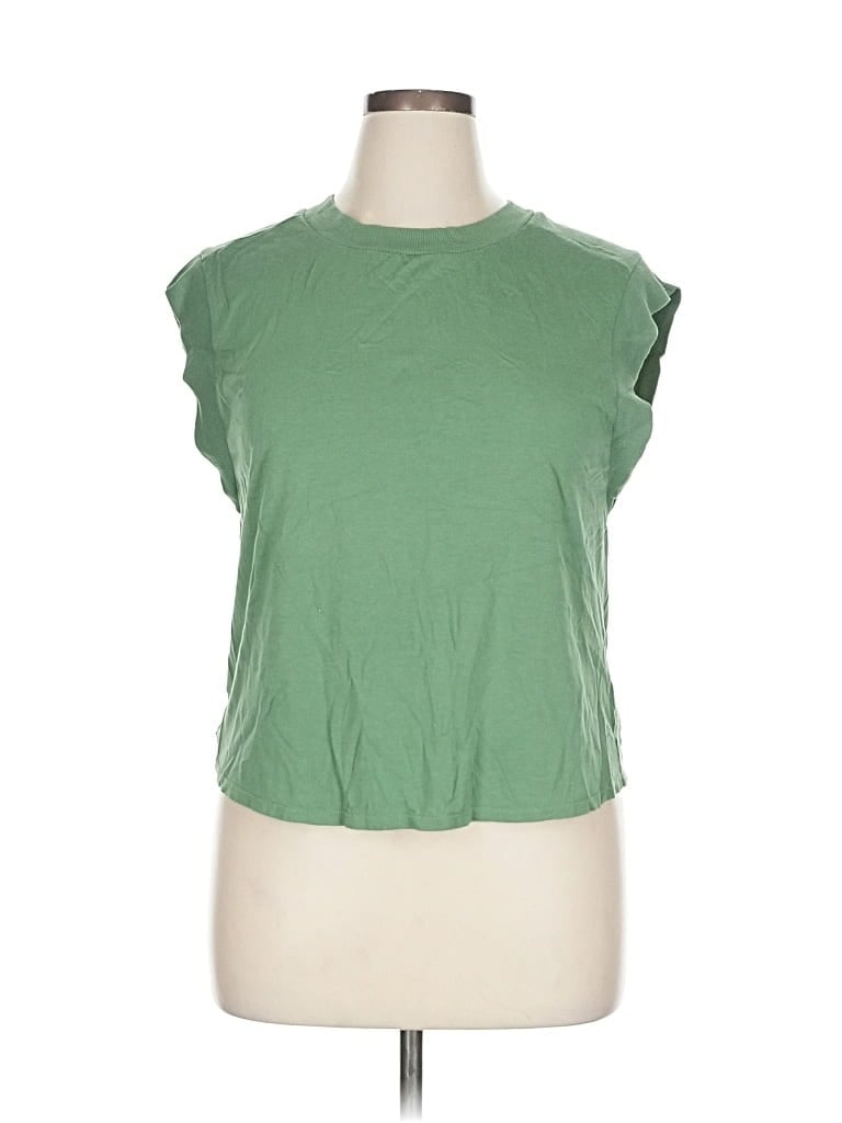 Pre-owned Nine Britton Sleeveless T-shirt In Green