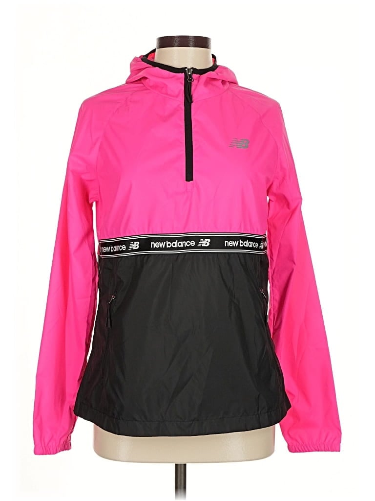 Pre-owned New Balance Pullover Hoodie In Pink