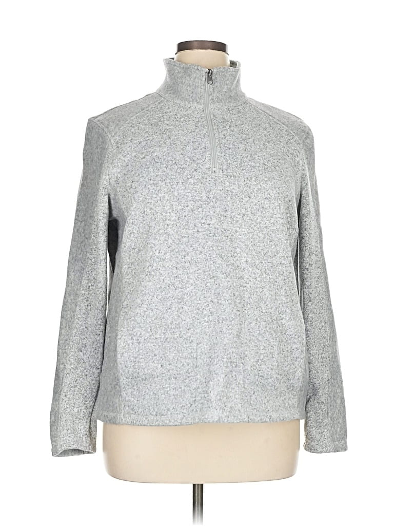 Pre-owned G.h. Bass & Co. Turtleneck Sweater In Silver