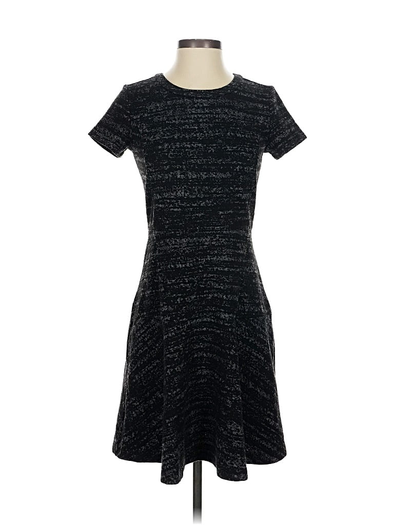 Pre-owned Ann Taylor Loft Outlet Casual Dress In Black