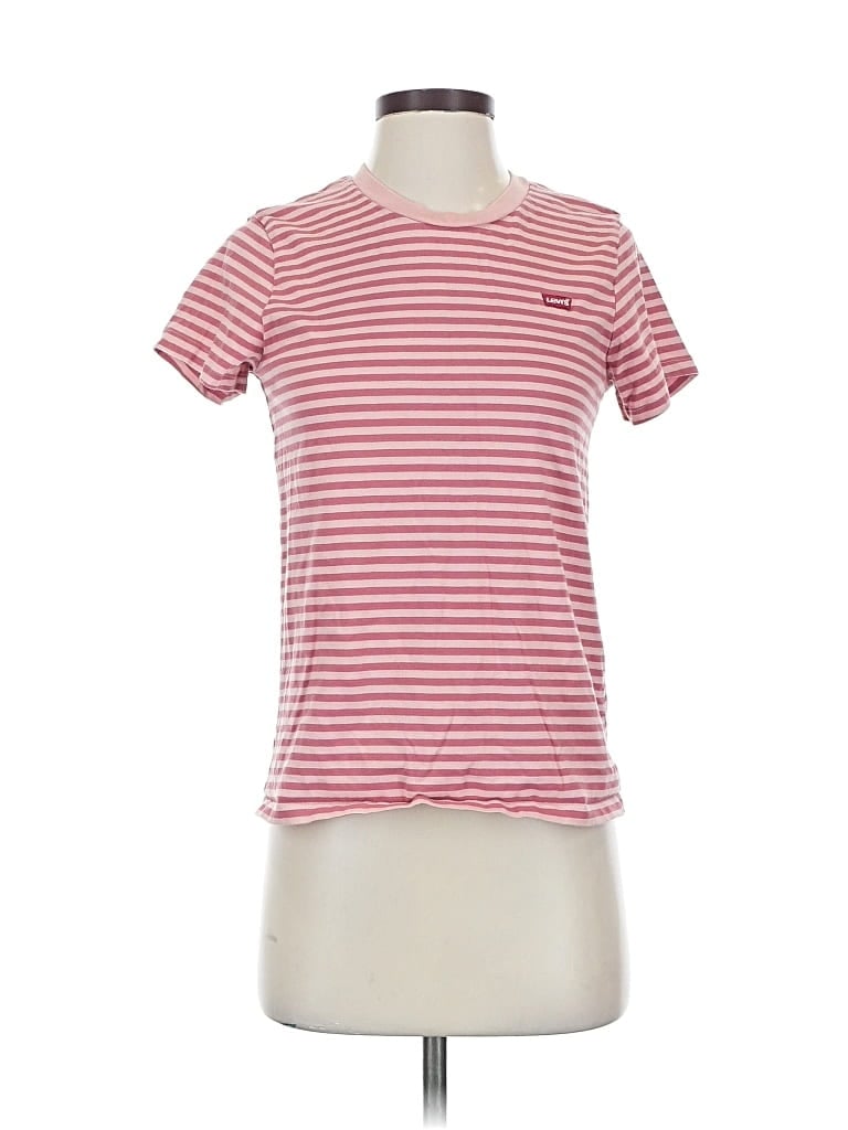 Pre-owned Levi's Short Sleeve T-shirt In Pink