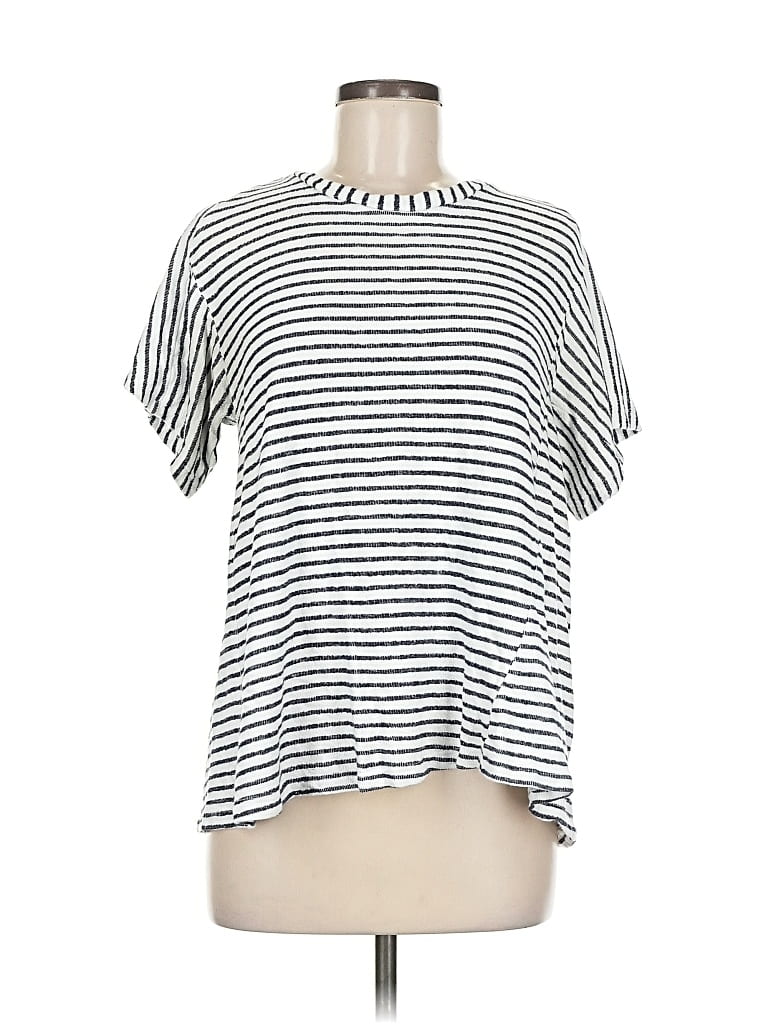 Pre-owned Pleione Short Sleeve T-shirt In Silver