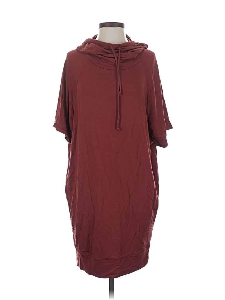 Pre-owned Prana Casual Dress In Burgundy