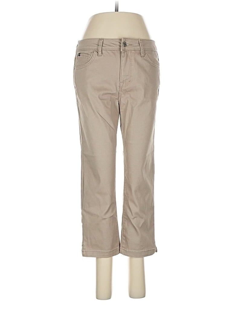 Pre-owned Curve Appeal Khaki Pant In Brown