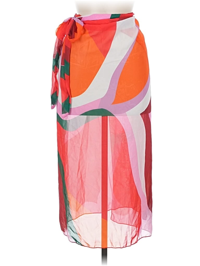 Pre-owned Unbranded Swimsuit Cover Up In Red