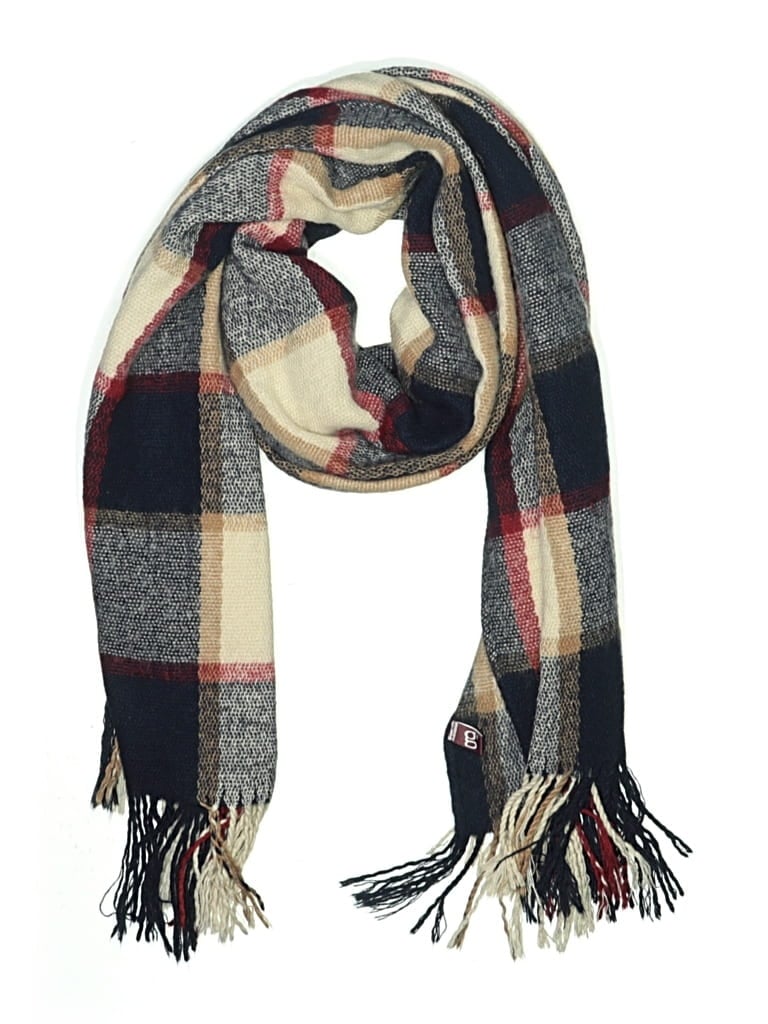 Pre-owned Assorted Brands Scarf In Blue