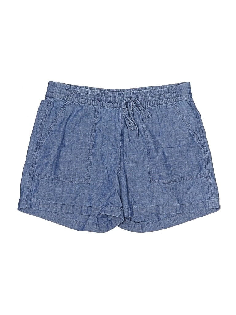 Pre-owned J.crew Factory Store Denim Shorts In Blue