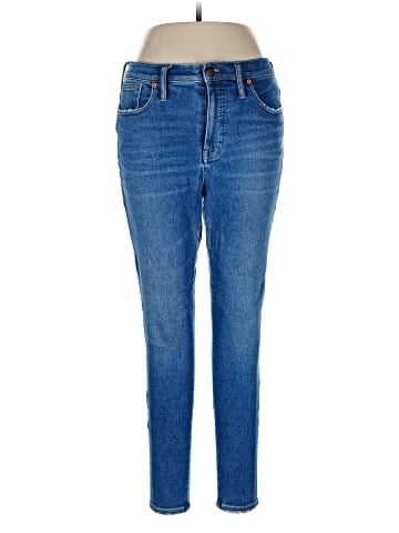 Madewell 9" Mid-Rise Skinny Jeans in Pearson Wash (view 1)