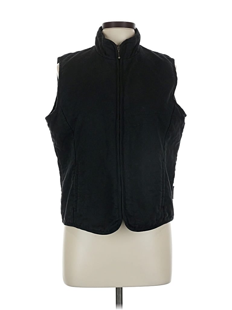 Pre-owned Columbia Vest In Black