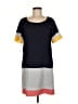 Aqua 100% Polyester Color Block Gray Casual Dress Size M - photo 1