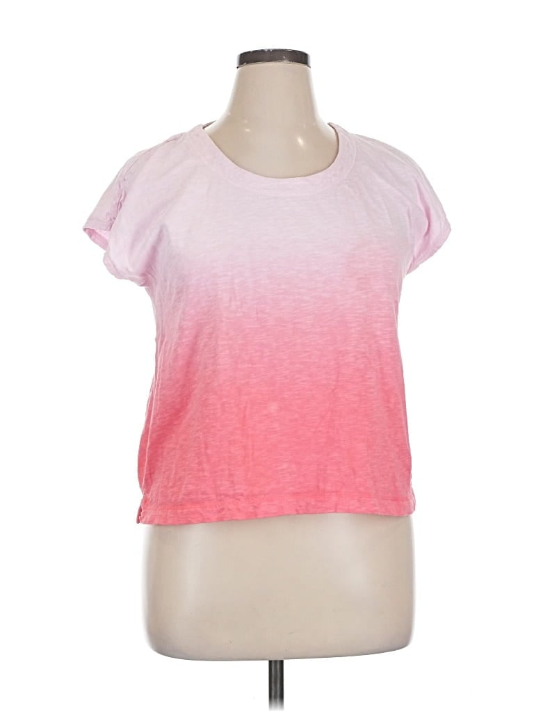 Pre-owned T By Talbots Short Sleeve T-shirt In Pink