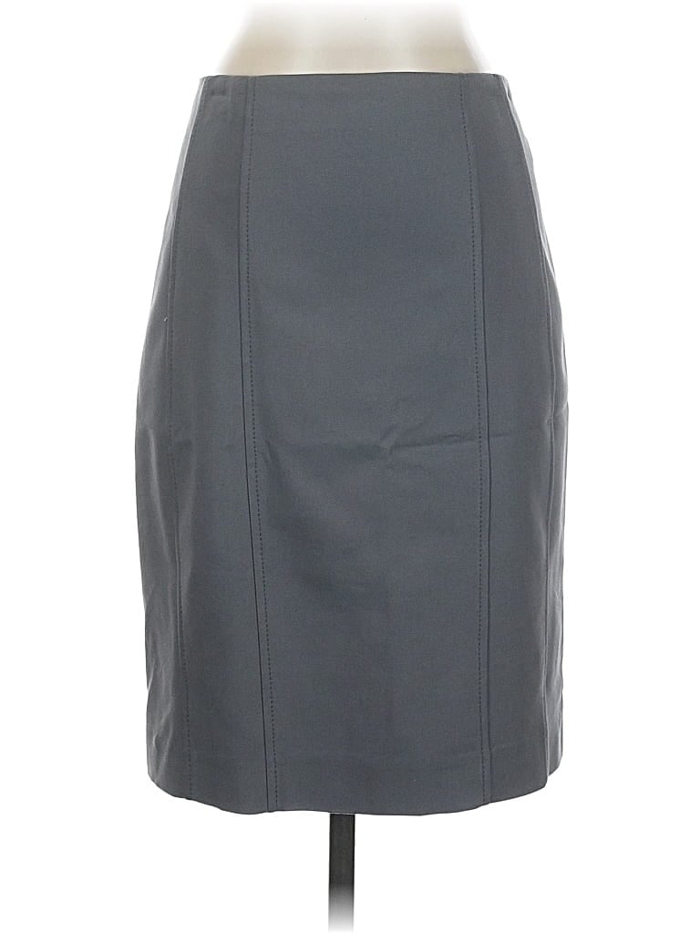 Pre-owned Express Formal Skirt In Gray