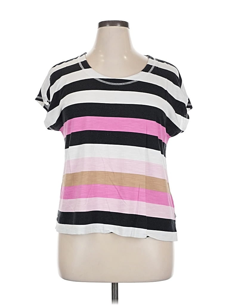 Pre-owned T By Talbots Short Sleeve T-shirt In Pink