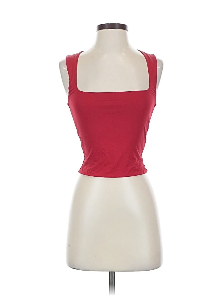 Pre-owned Princess Polly Tank Top Red Strapless Neckline Tops