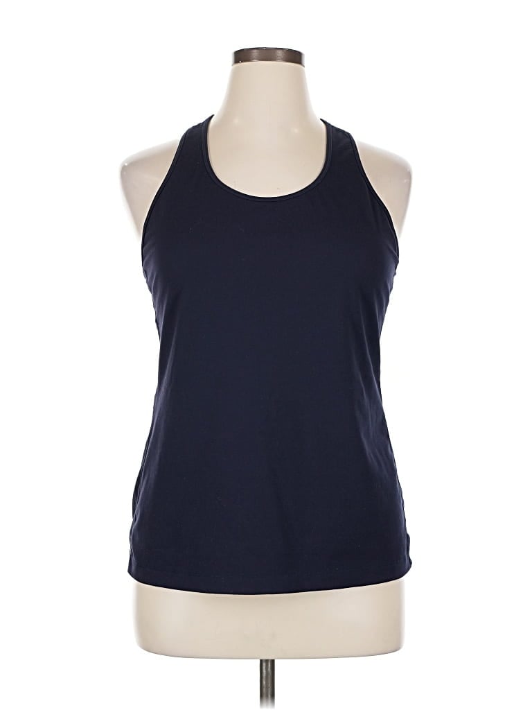 Pre-owned T By Talbots Tank Top Blue Halter Neckline Tops