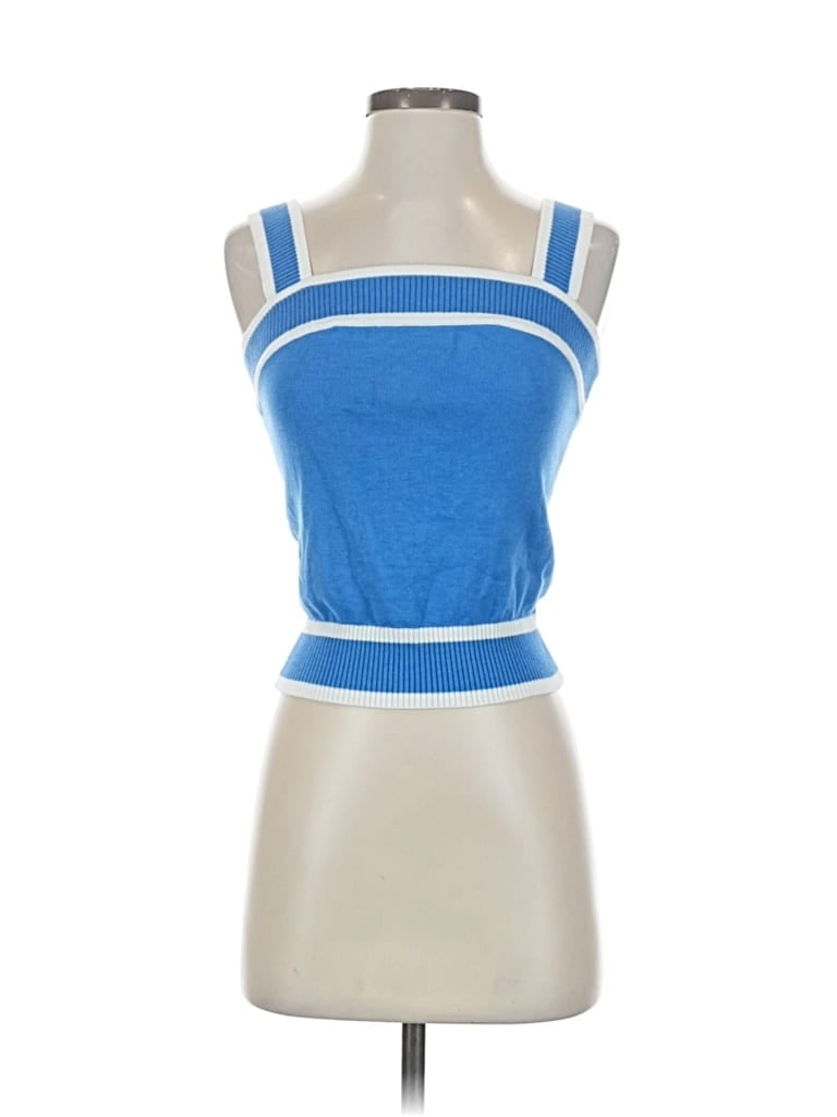 Pre-owned Dokotoo Sweater Vest In Blue