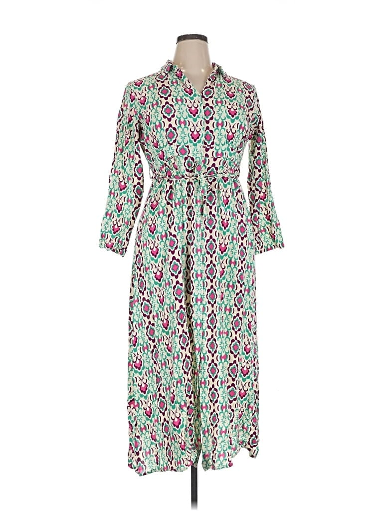 Pre-owned Assorted Brands Casual Dress In Green