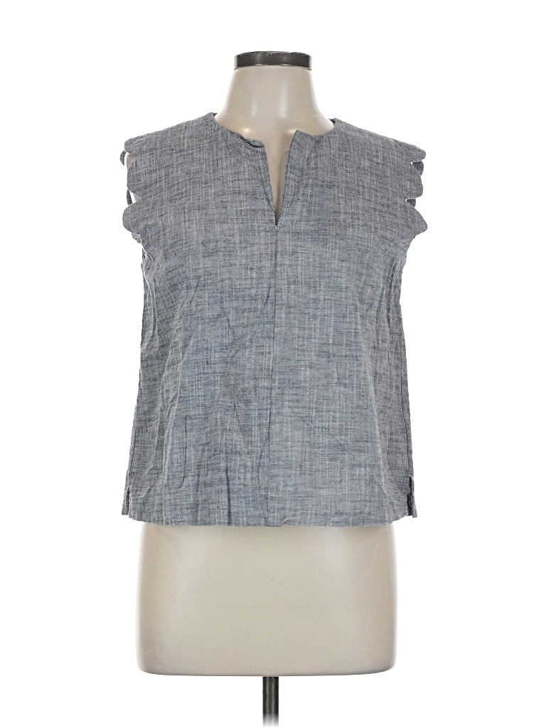 Pre-owned All:row Sleeveless Blouse In Blue
