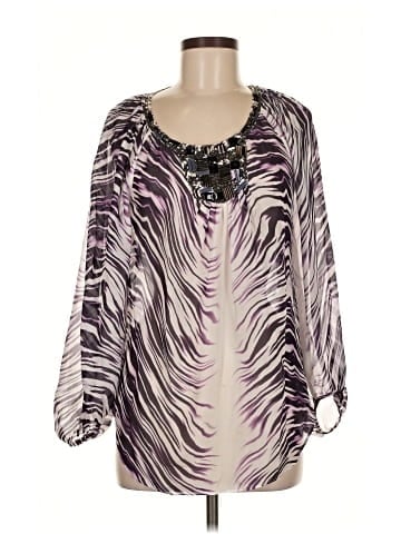Robert Graham 3/4 Sleeve Silk Top (view 1)