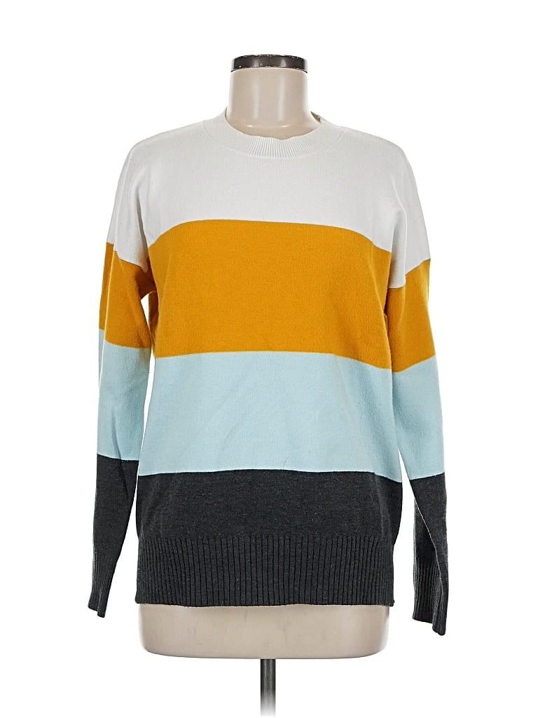 Pre-owned French Connection Pullover Sweater In Gray