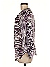 Robert Graham 100% Silk Purple 3/4 Sleeve Silk Top Size M - photo 5