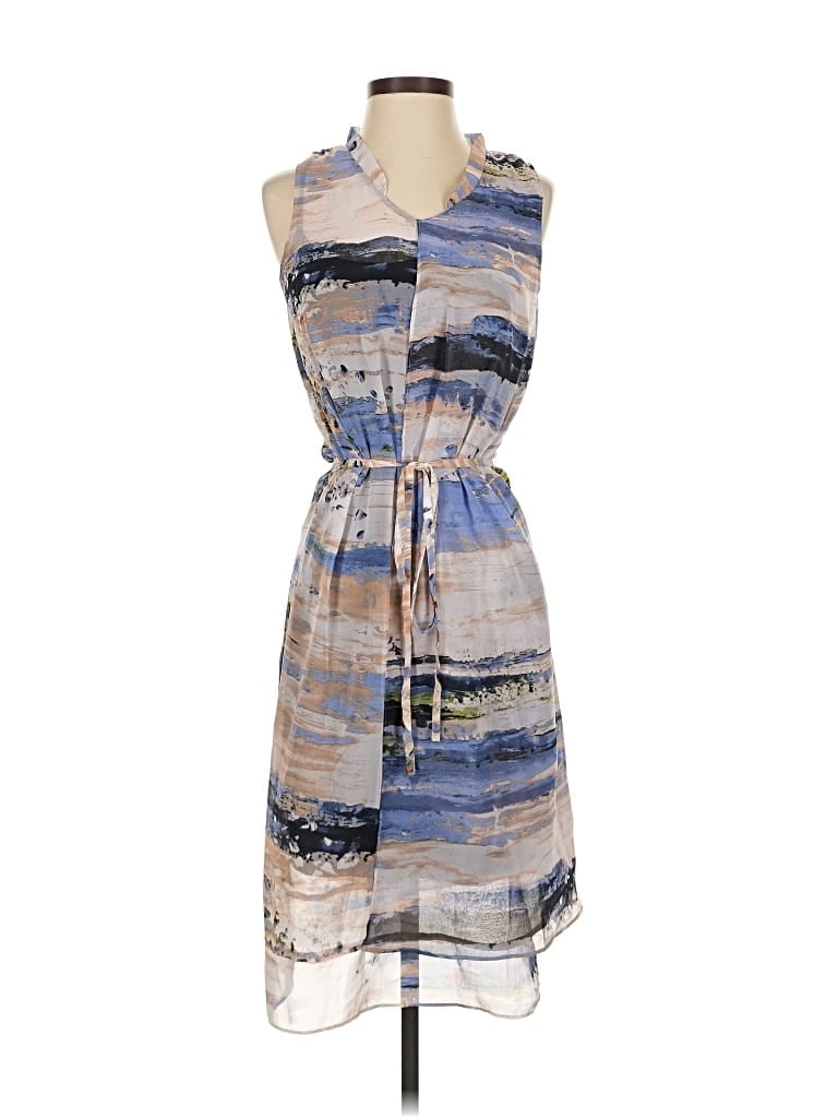 Pre-owned Simply Vera Vera Wang Casual Dress In Blue