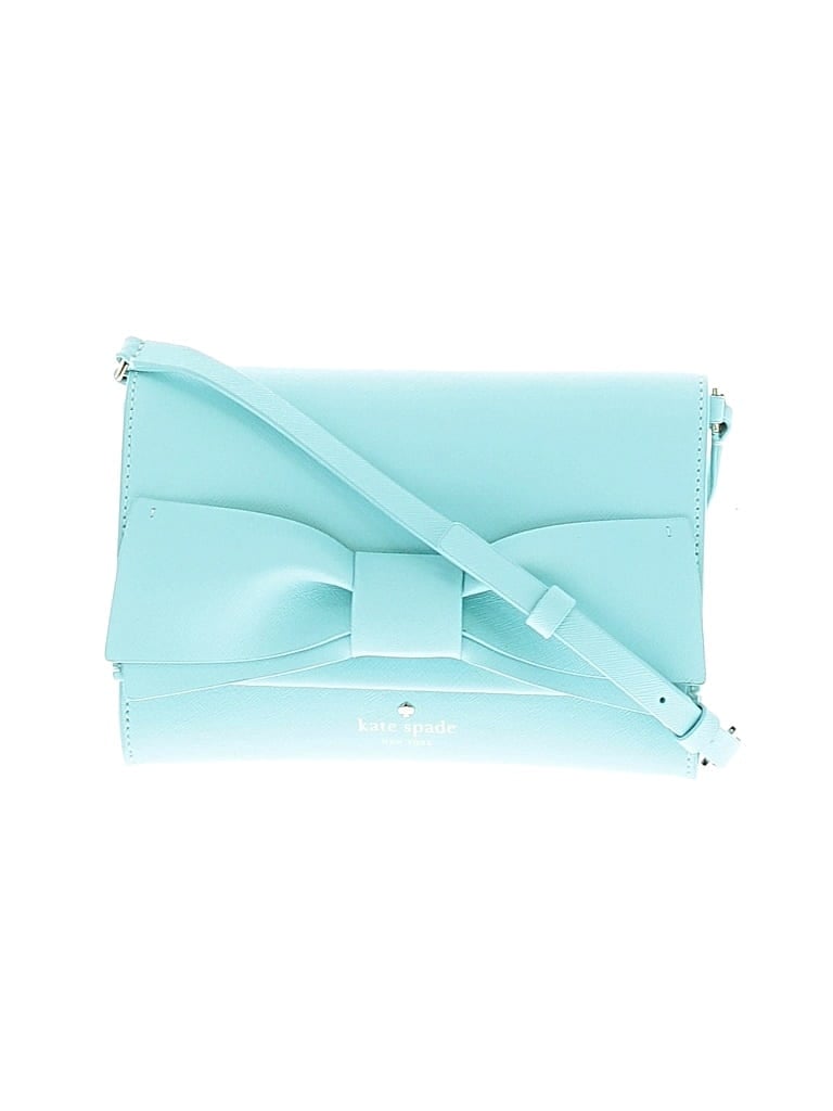 Pre-owned Kate Spade New York Leather Crossbody Bag In Blue