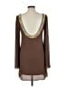 Judith March 100% Polyester Solid Brown Casual Dress Size L - photo 2