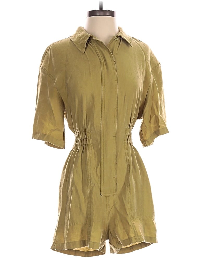 Pre-owned Zara Romper In Green